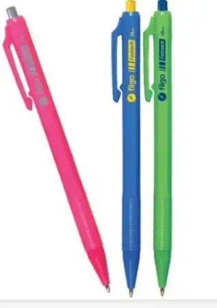 Bolígrafo Filgo Fastrack Retráctil 1mm Negro/Neutro