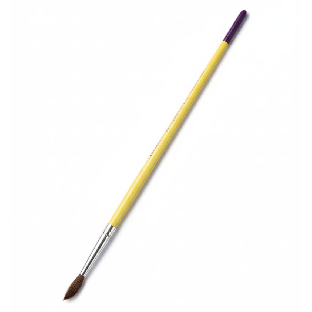 Pincel Teoría Madera Punta Redonda N4