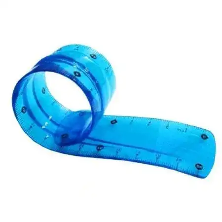 Regla Pizzini flexible 30cm blíster x 1 doble milimetrado
